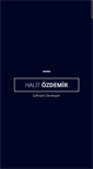 Mobile Screenshot of halitozdemir.com