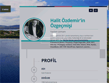 Tablet Screenshot of halitozdemir.com